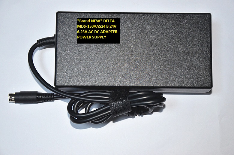 *Brand NEW* DELTA 24V 6.25A MDS-150AAS24 B AC DC ADAPTER POWER SUPPLY